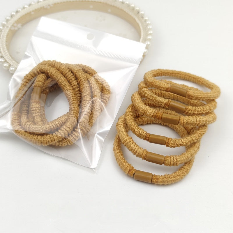 Simple High Elastic Hair Band For Women Hair Smaller Leather Sheath Hair Accessories Simple High Elastic Hair Band For Women Hair Smaller Leather Sheath Hair Accessories